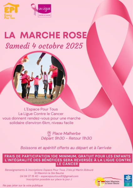 Affiche Octobre Rose EspacepourTous